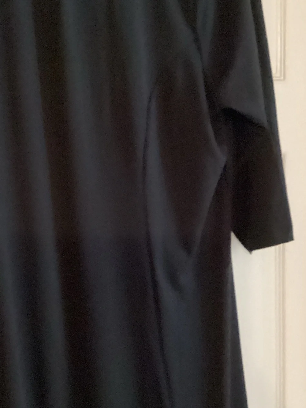 Jessica London Black Maxi Dress with Modest V-Neck